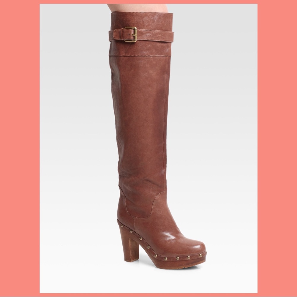 Michael Kors Yolanda Over the Knee Clog Boots